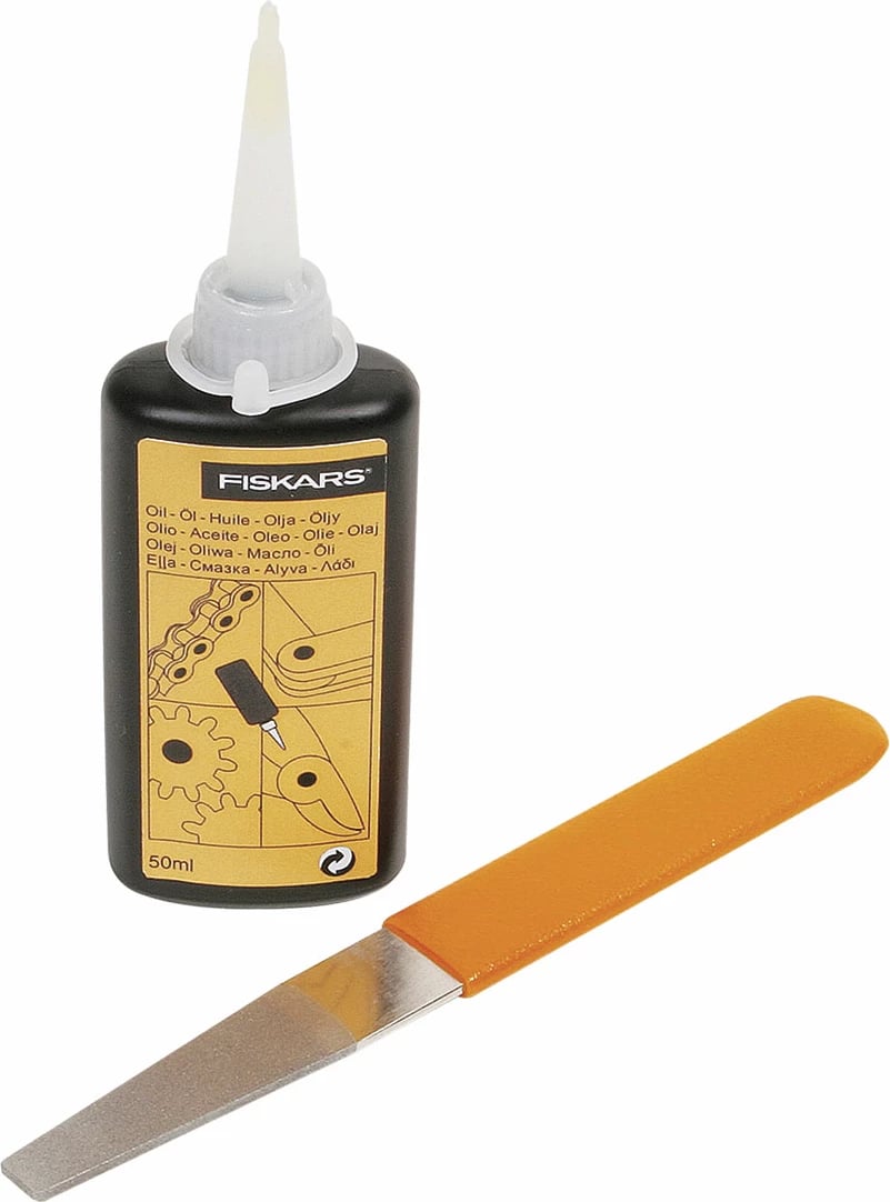 Set mirëmbajtjeje Fiskars, zezë/ portokalli