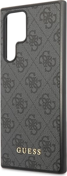 Mbështjellës Guess 4G Metal Gold Logo për Samsung Galaxy S23 Ultra, lëkurë sintetike, Gri Mbështjellës Guess 4G Metal Gold Logo për Samsung Galaxy S23 Ultra, lëkurë sintetike, Gri