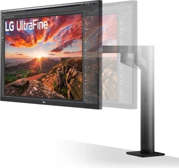 Monitor LG 27UN880P-B, 27", IPS, 4K, 60 Hz, USB-C, HDR, Głośniki 5 W, Pivot, i zi