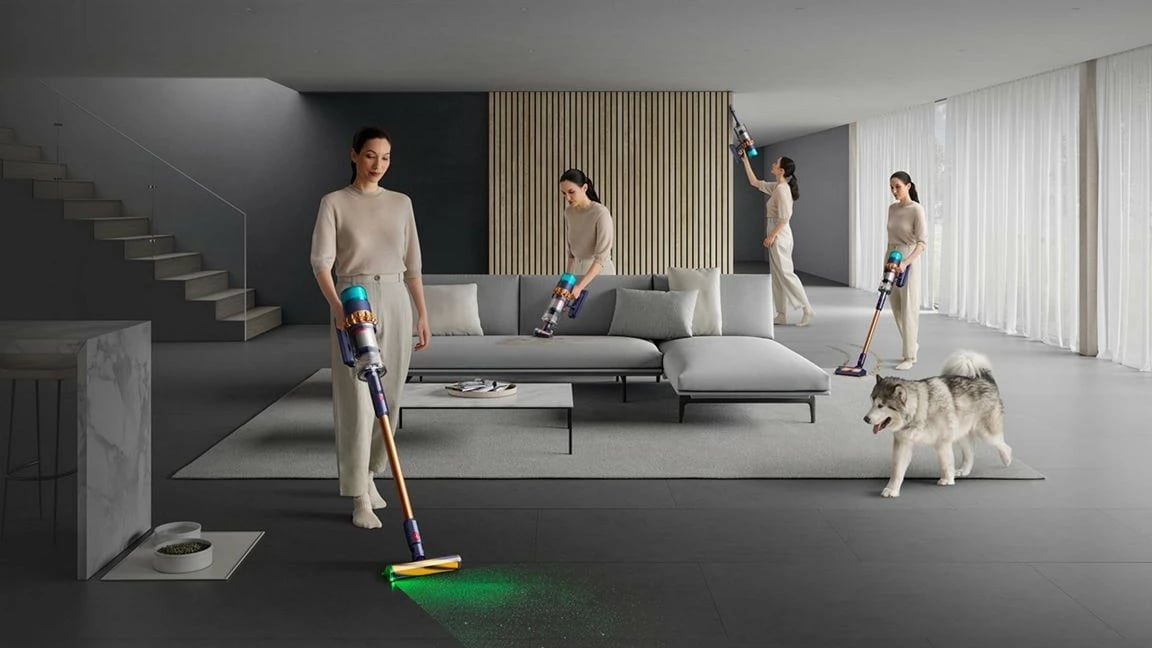 Fshesë pa kabllo Dyson Gen5Detect Absolute, 70 min, LCD, natëblu/bakër