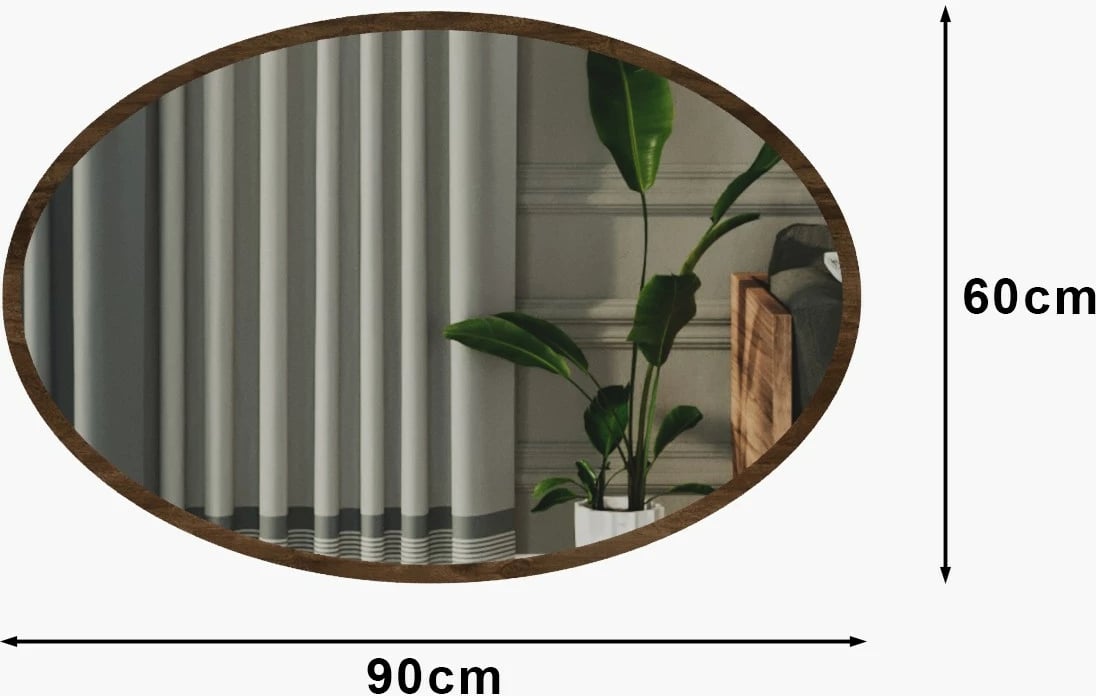 Pasqyrë Hanah Home, Beyo, ngjyrë arre