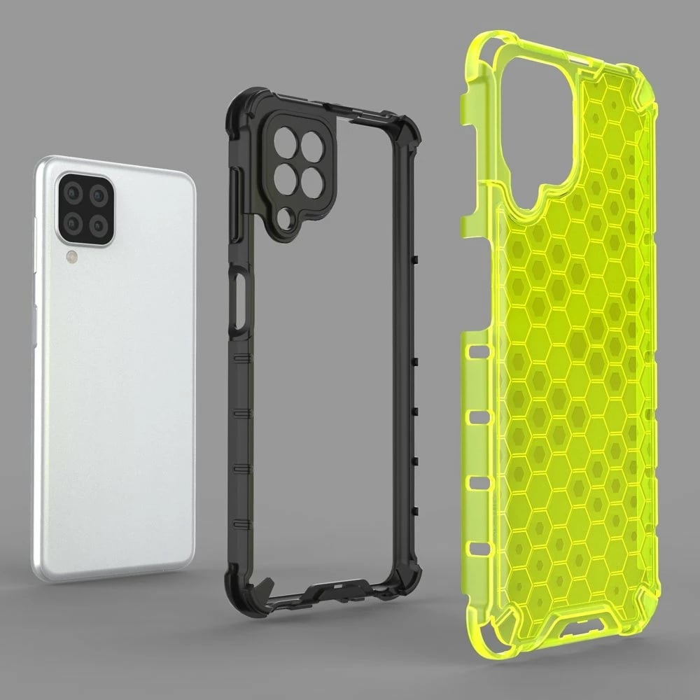 Mbështjellës Hurtel Honeycomb për Samsung Galaxy A22 4G, Blu