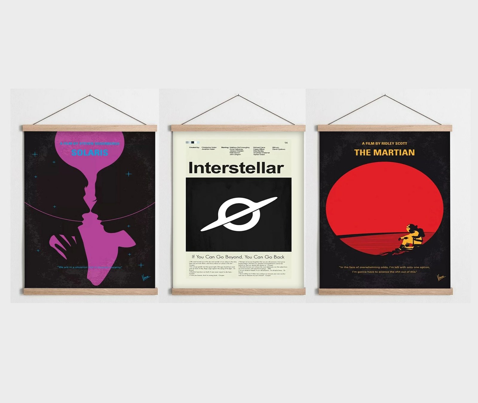 Pikturë dekorative me kornizë (3 copë), Wallity, SRG36