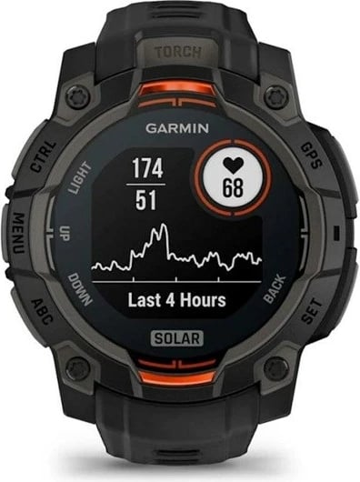 Smartwatch Garmin Instinct 3, 45 mm, Solar, i zi