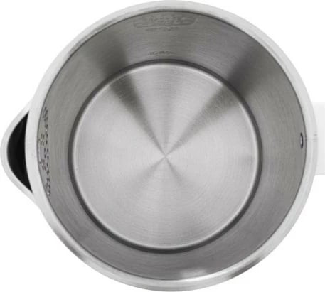 Çajnik elektrik, Adler, AD1355W, 1.7 L, 2200 W, mure të dyfishta, çelik inox brenda, bazë 360°, bardhë-e zezë