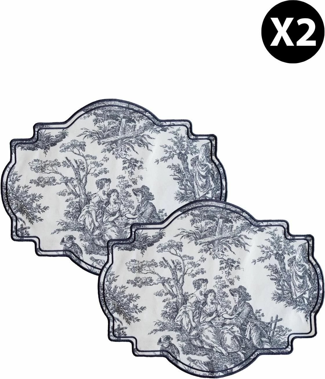 Set naperonash për tavolinë (2 copë), Evila Originals, BST065