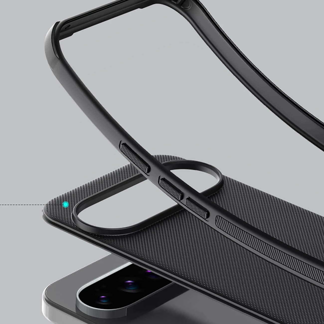 Mbështjellës, Nillkin, Super Frosted Shield Pro, për Google Pixel 10/10 Pro, TPU+PC, i zi