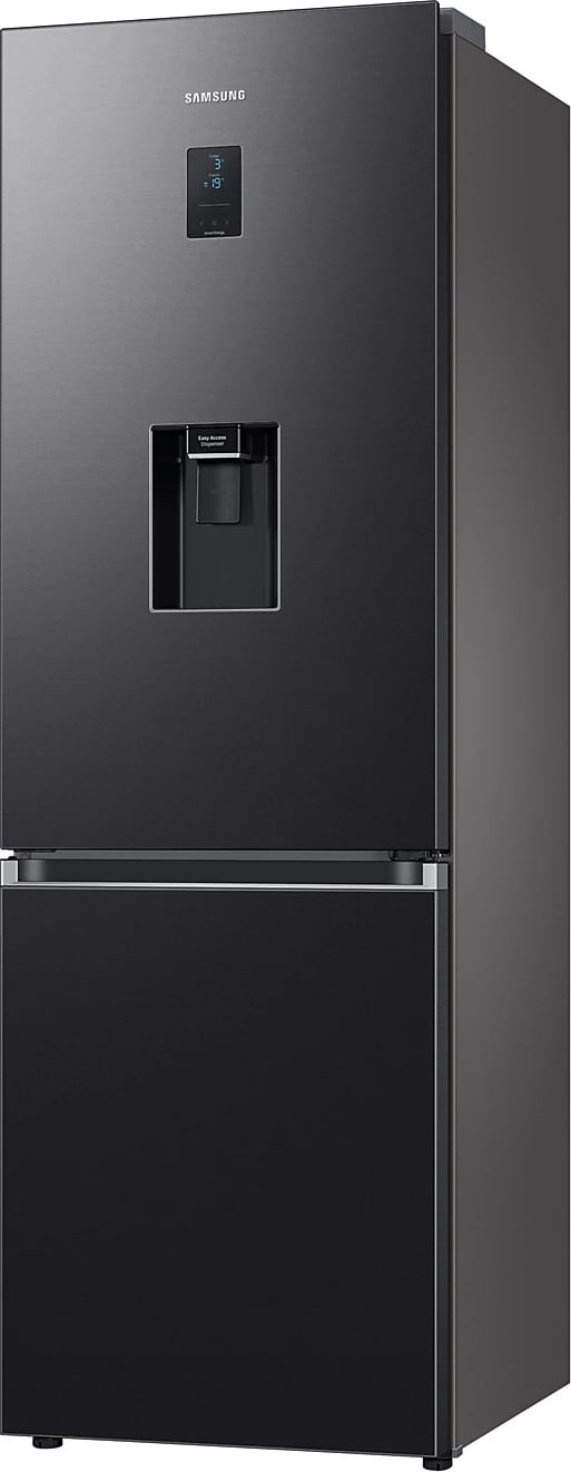 Frigorifer kombinë, Samsung RB34C652EB1/EK, SpaceMax, All‑Around Cooling, dozues uji, ekran digjital, i zi