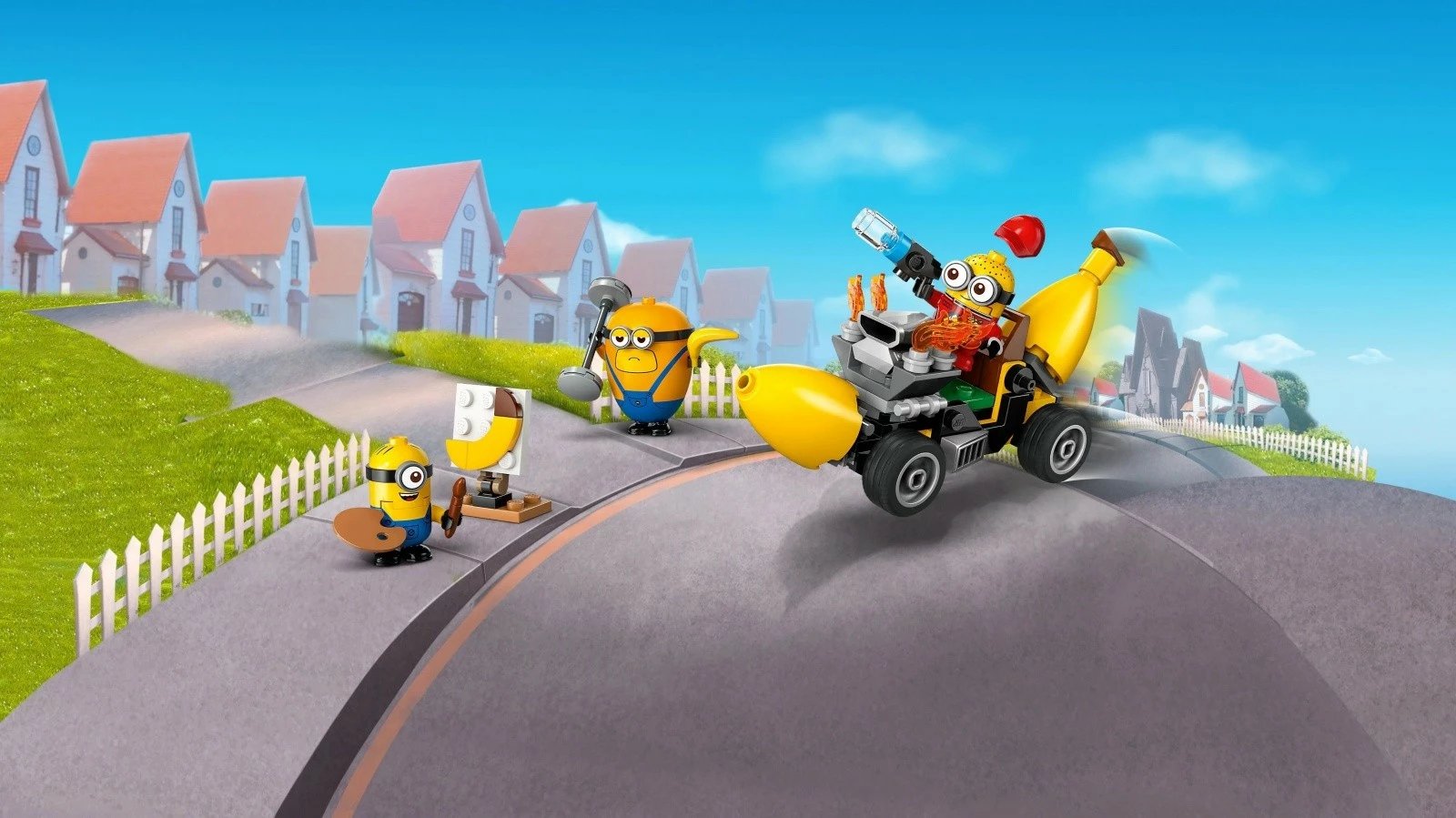 Set LEGO Minions 75580 Minions and Banana Car, 136 pjesë