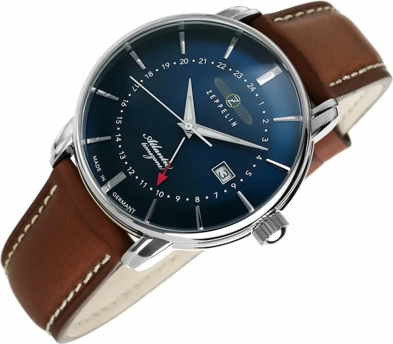 Orë dore për meshkuj Zeppelin, kafe