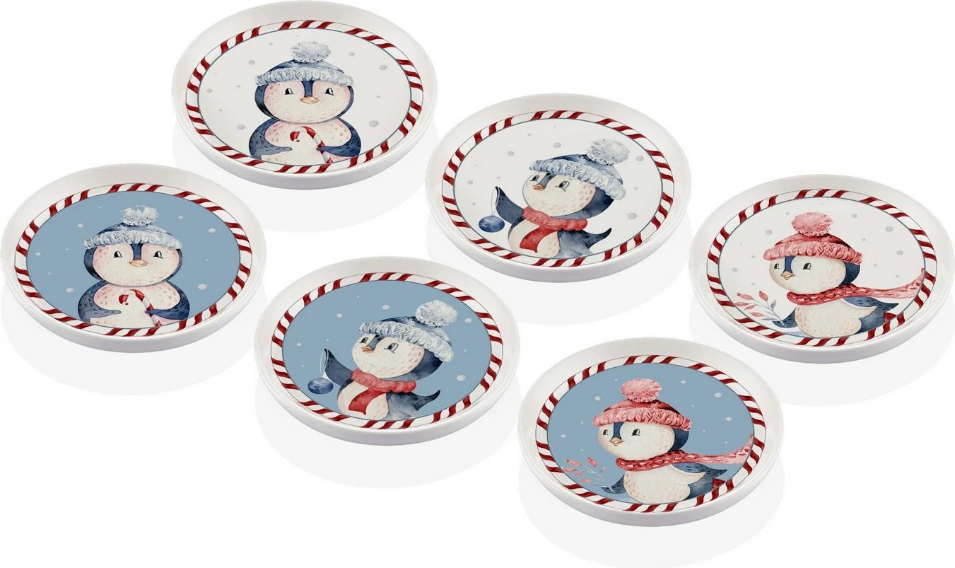 Set tasash për meze (6 copë), Hermia, NEW018