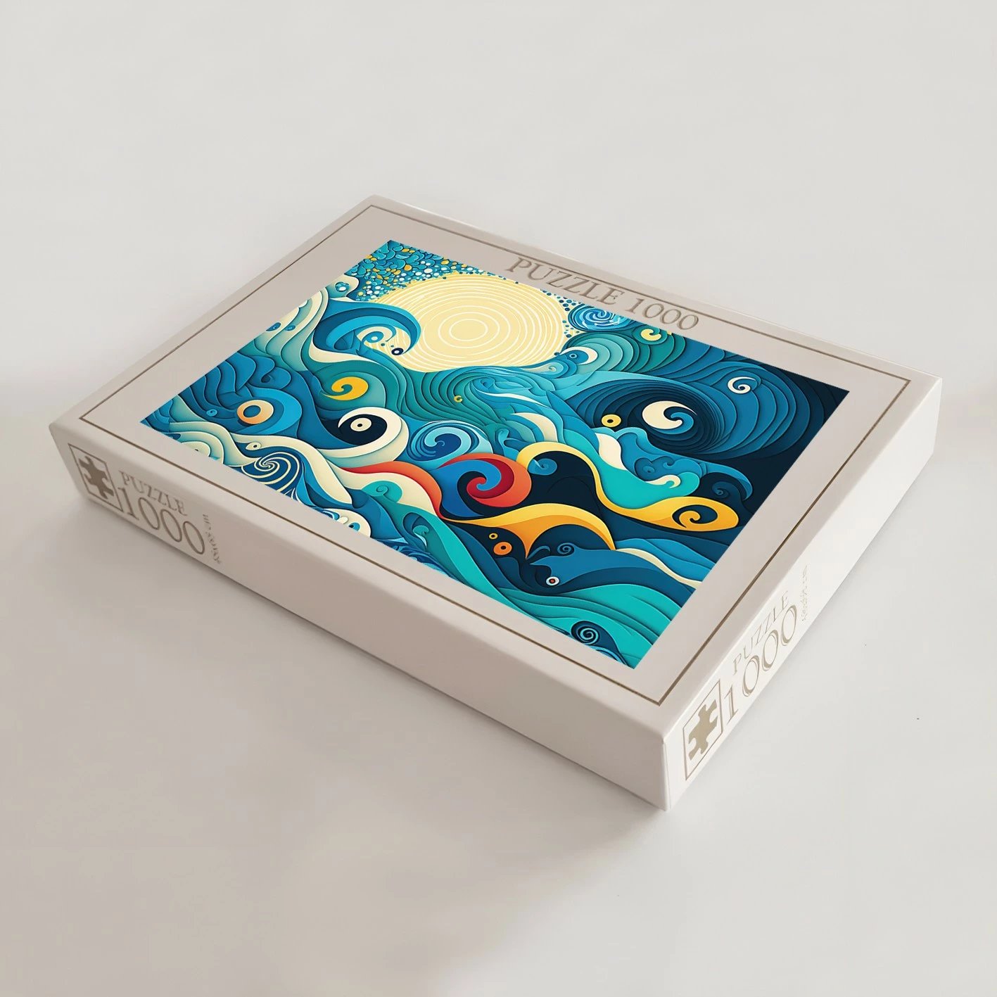 Puzzle 1000 copë, Evila Originals, shumëngjyrësh, PZL_0100_1000