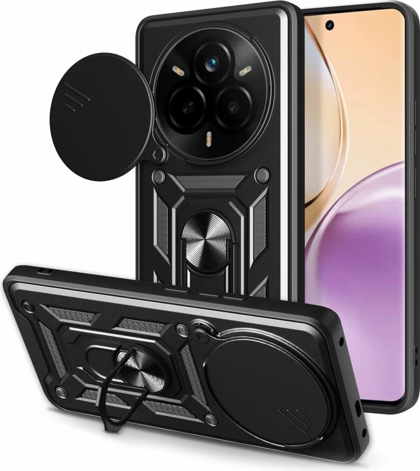 Mbështjellës Tech-Protect CamShield Pro për Realme 14 Pro 5G, i zi