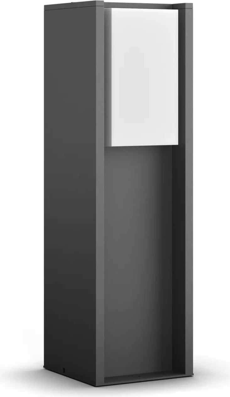 Llambë smart Philips Hue Turaco Sockel, 1x9W, LED, anthracite