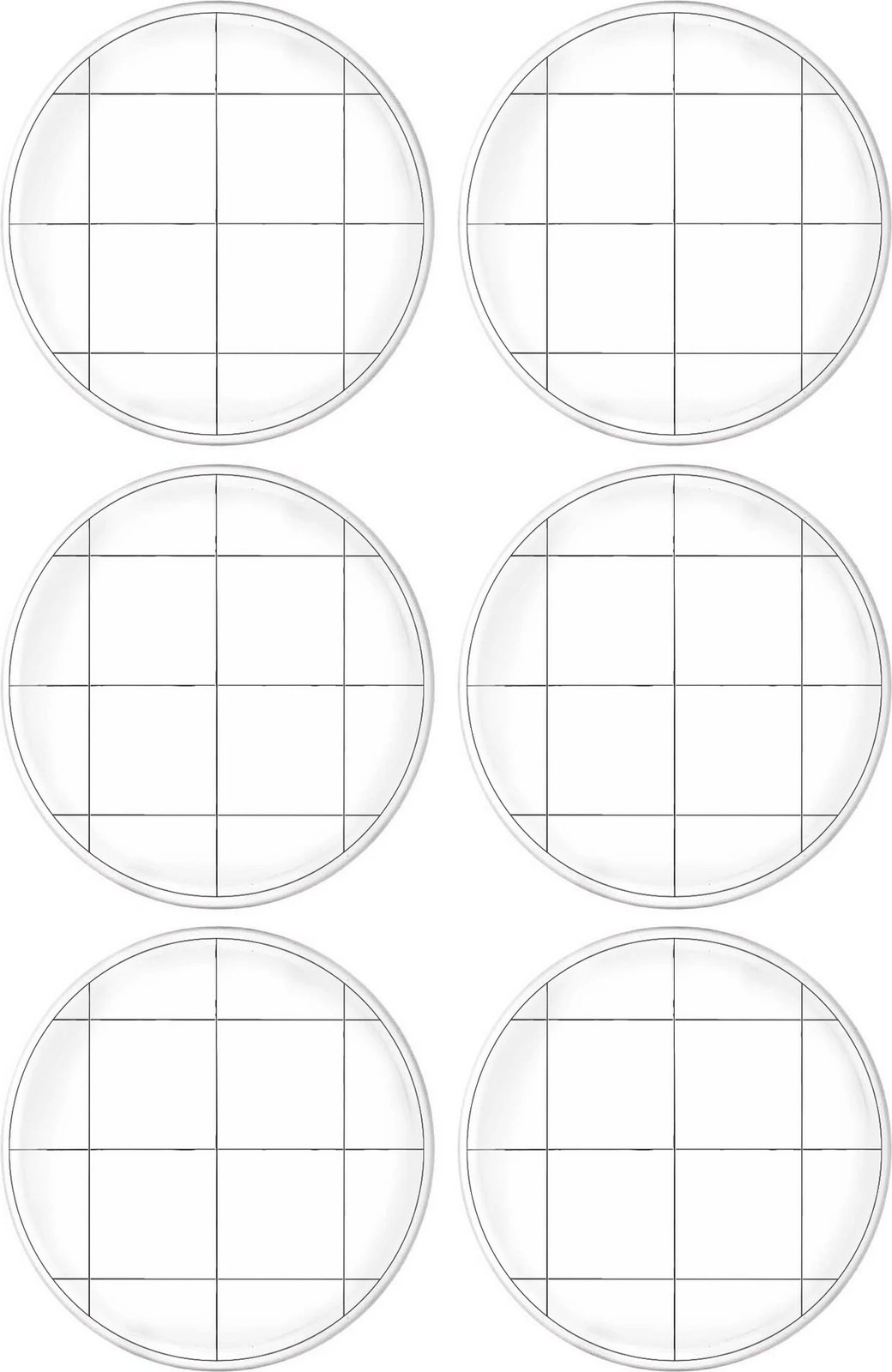 Set për servirje ëmbëlsirash (6 copë), Hermia, DLY004, e bardhë, 26x26cm