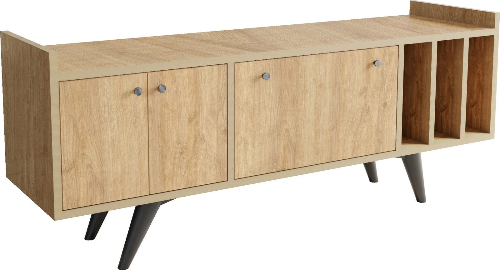 Komodë TV Skye Decor, ngjyrë lisi, Brukge