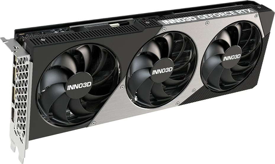 Kartelë grafike Inno3D GeForce RTX 5070 Ti X3 OC, 16 GB, GDDR7, PCI Express 5.0, e zezë dhe gri