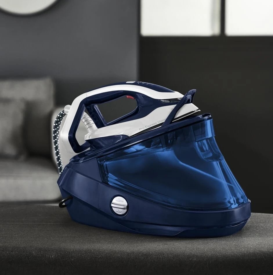 Hekur për hekurosje me mbajtëse Tefal Pro Express Vision GV9812E0, 3000W, 1.1L,