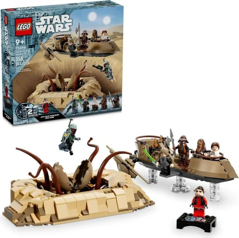 Set LEGO Star Wars 75396 Desert Skiff & Sarlacc Pit, 558 pjesë