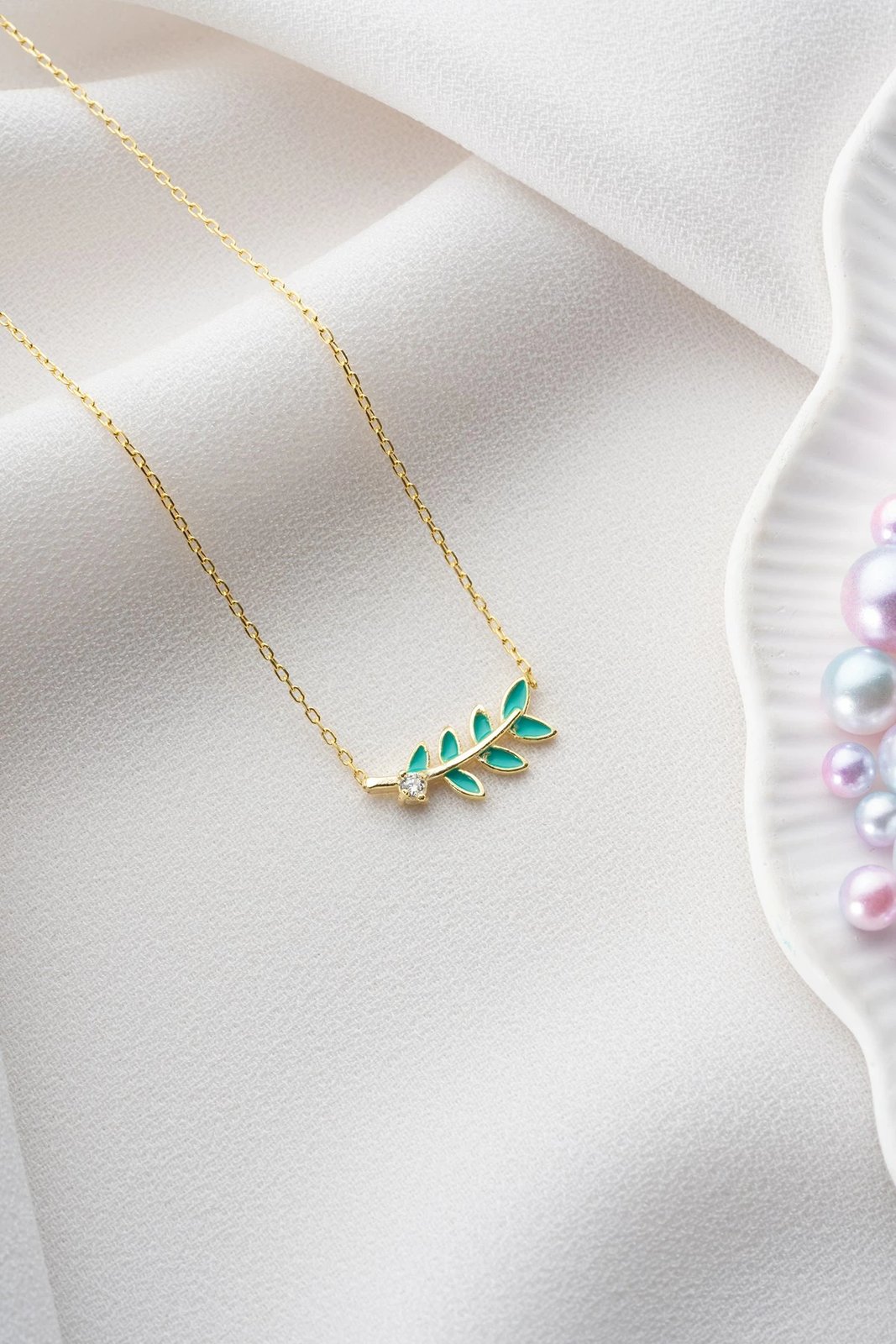 Qafore argjendi, ngjyrë ari dhe e gjelbër, Jumeon, NRZ99640