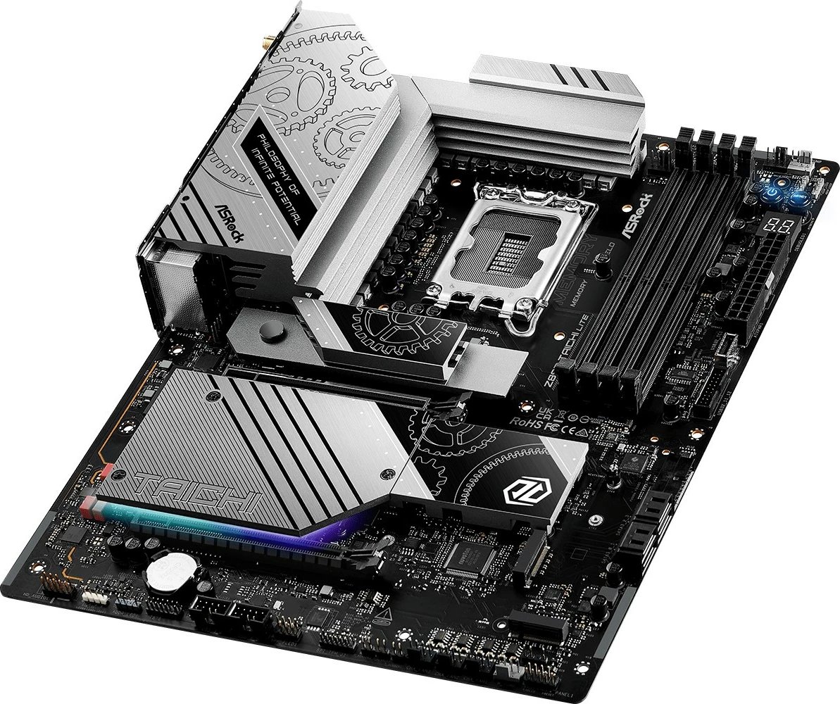 Pllakë amë ASRock Z890 Taichi Lite ATX, Intel Z890, LGA1851, DDR5, PCIe 5.0, Wi‑Fi 7, Thunderbolt 4