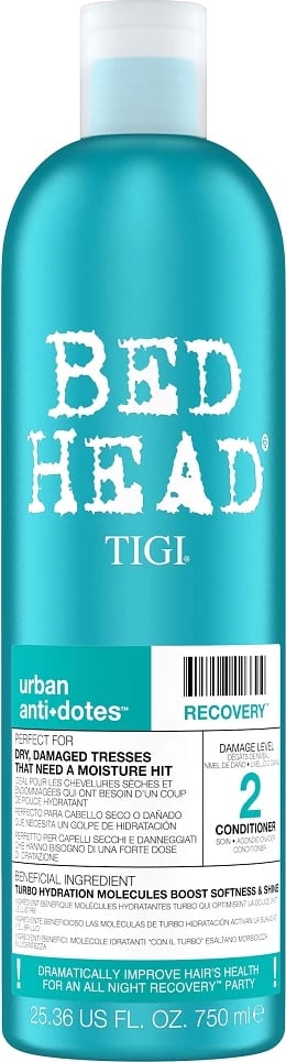Kondicioner për flokë Tigi Bed Head Urban Antidotes Recovery për femra, 750ml