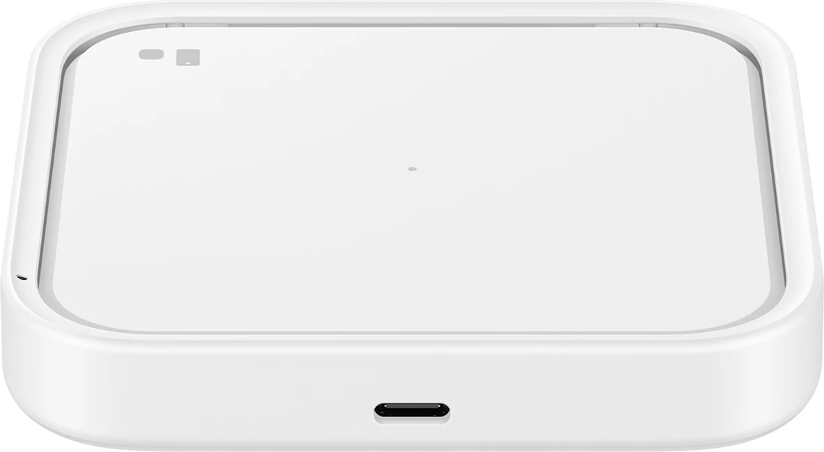 Mbushës wireless Samsung EP-P2400TWEGEU, 15W, me LED, USB-C, i bardhë, me mbushës rryme