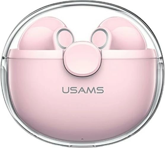 Kufje USAMS BU Series TWS, Bluetooth 5.1, Stereo, Rozë