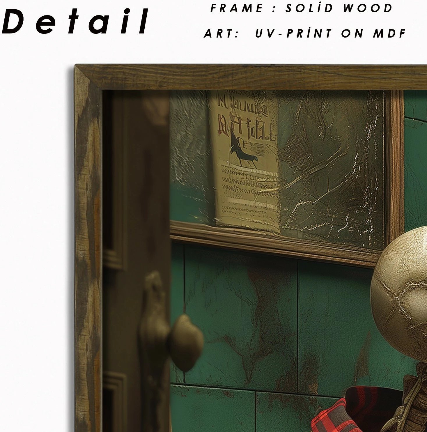 Pikturë dekorative me kornizë, MDF, shumëngjyrëshe, Wallity, AI005