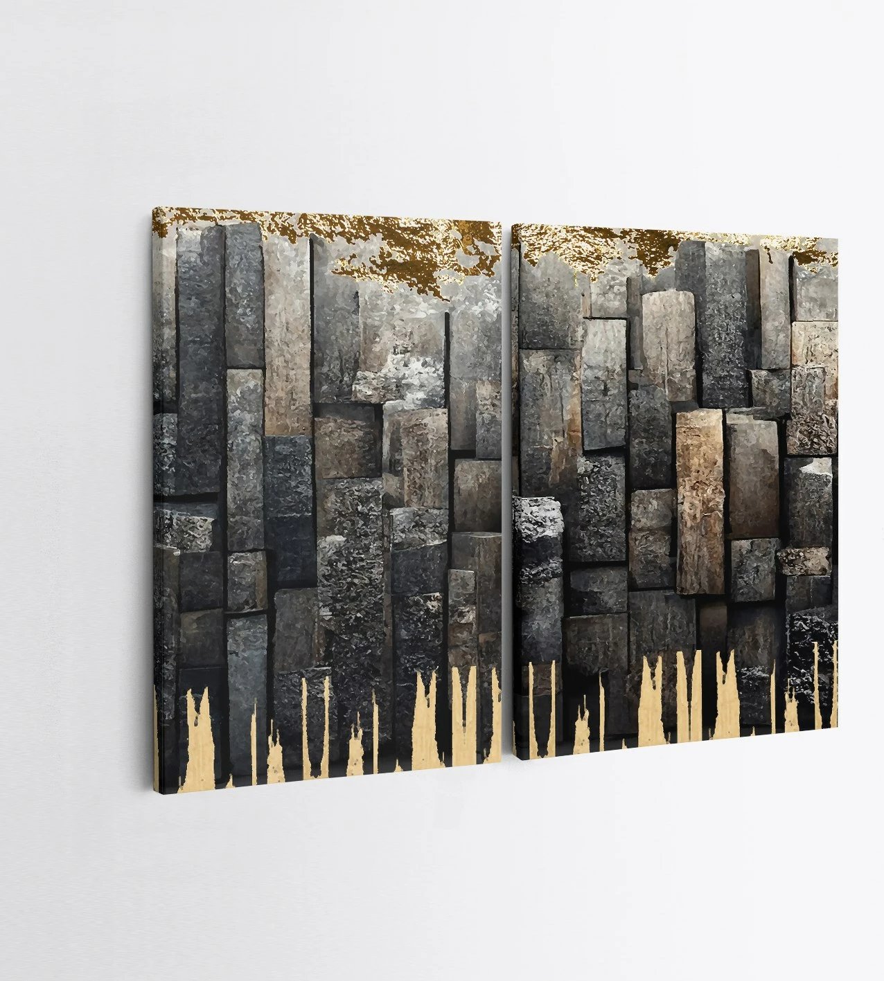 Pikturë dekorative në kanavacë (2 copë), Wallity, 2KNV4342, 50x70 cm