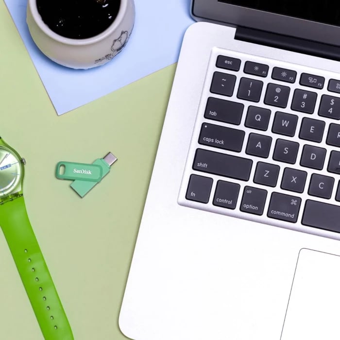 USB memorje SanDisk Ultra Dual Drive Go SDDDC3-512G-G46AG 512GB USB-C/A USB 3.2 Gen 1, e gjelbër