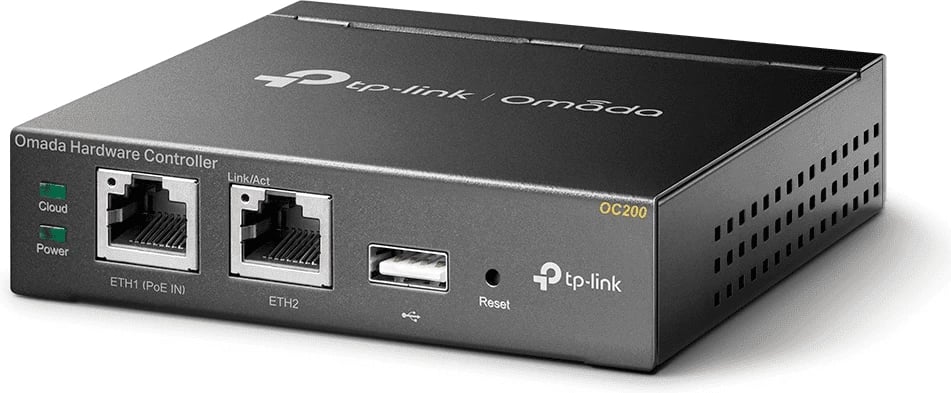 Kontrollues rrjeti, TP-Link, OC200, Omada, 2x Gigabit Ethernet, PoE-in, USB, i zi