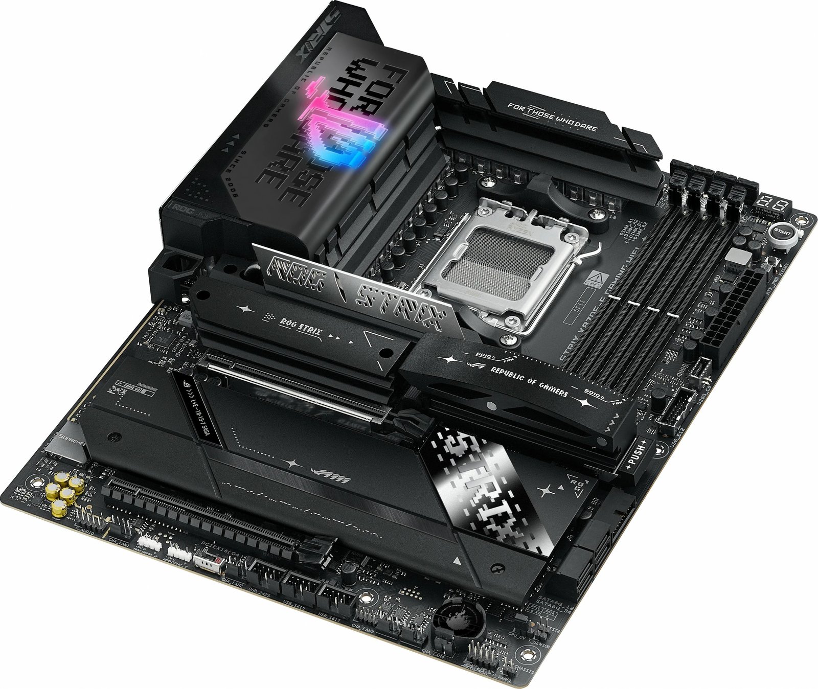 Pllakë amë ASUS ROG STRIX X870E-E GAMING WIFI, AMD, Socket AM5, DDR5, 192 GB Pllakë amë ASUS ROG STRIX X870E-E GAMING WIFI, AMD, Socket AM5, DDR5, 192 GB