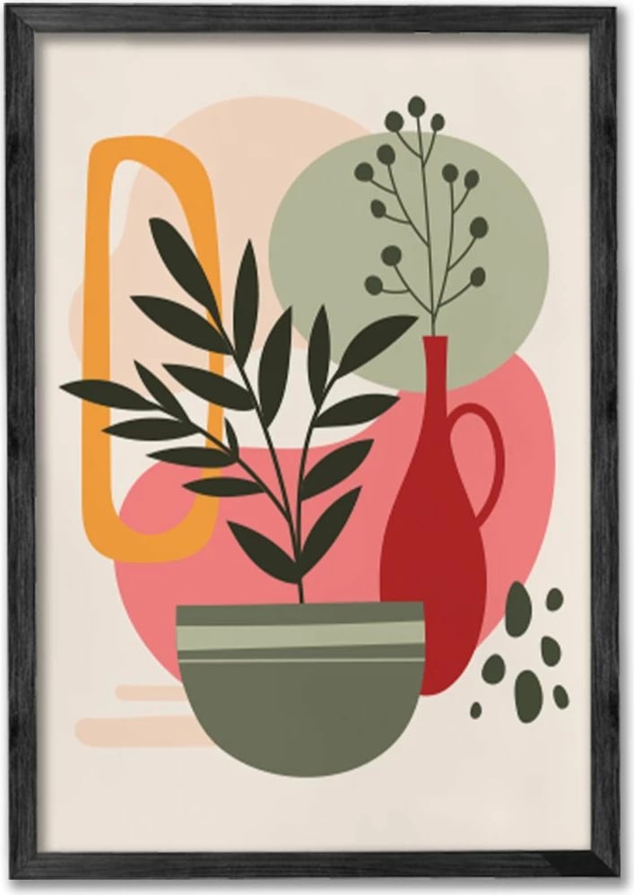 Pikturë dekorative me kornizë (3 copë), Wallity, Ersy3Syhcrv23