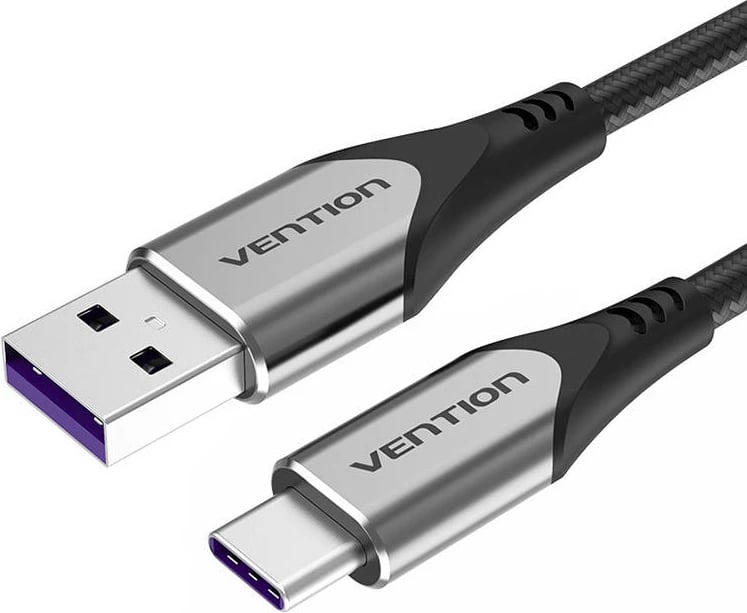 Kabllo USB-C në USB 2.0 Vention COFHG, 1.5m, Gri