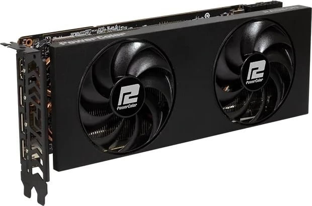 Kartelë grafike PowerColor RX 7700 XT 12G-P, 12 GB GDDR6, e zezë