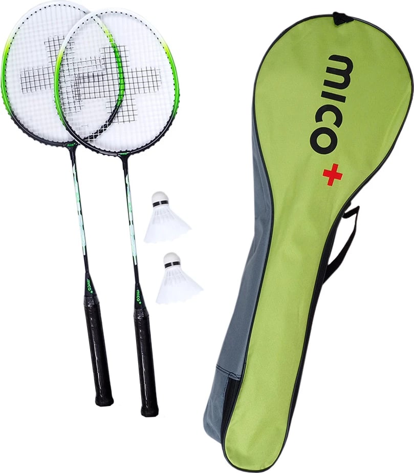 Set badminton Mico unisex, gjelbër