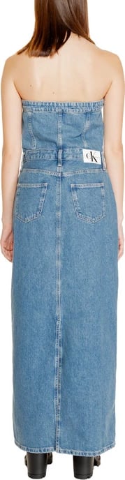 Fustan Calvin Klein Jeans, blu