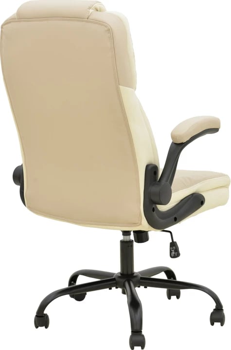 Karrige zyre menaxheri Stellar, ngjyrë bezhë-ekru, 70x77x110-119cm