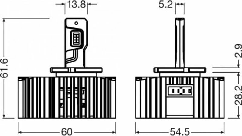Lampa Led D5s Ledriving Hl Easy Xen