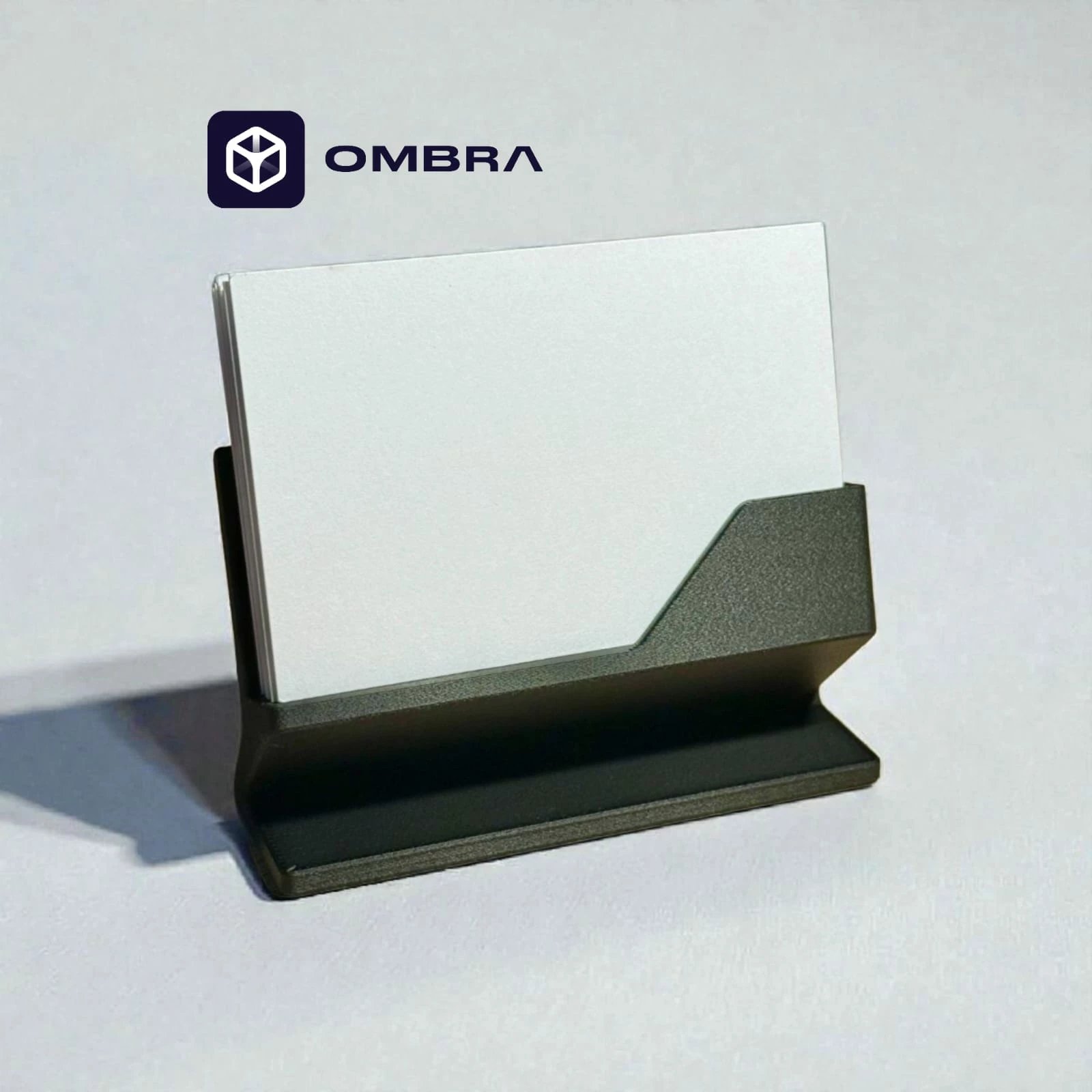 Mbajtëse për vizitëkarta moderne, e zezë