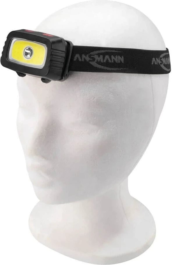 Dritë koke ANSMANN HD200B, LED, 200 lumen, e zezë/gri