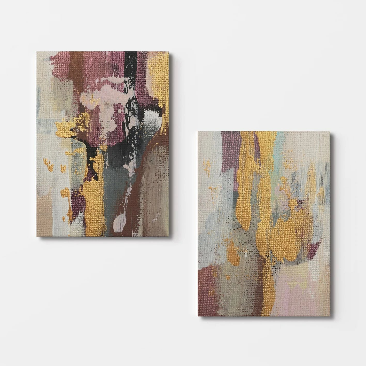 Pikturë dekorative në kanavacë (2 copë), Wallity, 2KNV4296, 70x100