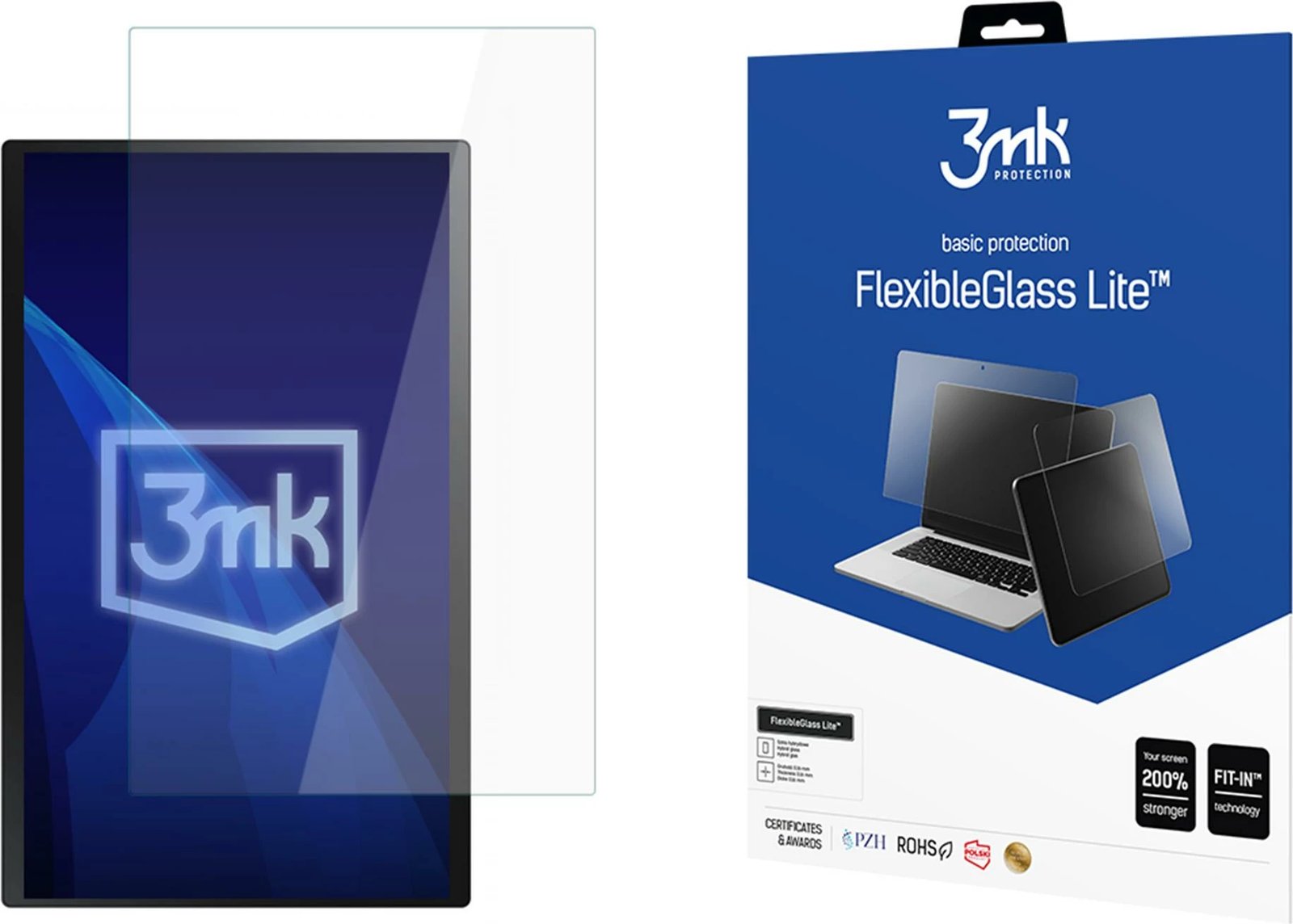 Xham mbrojtës hibrid 3mk FlexibleGlass Lite për Samsung QB24R-T