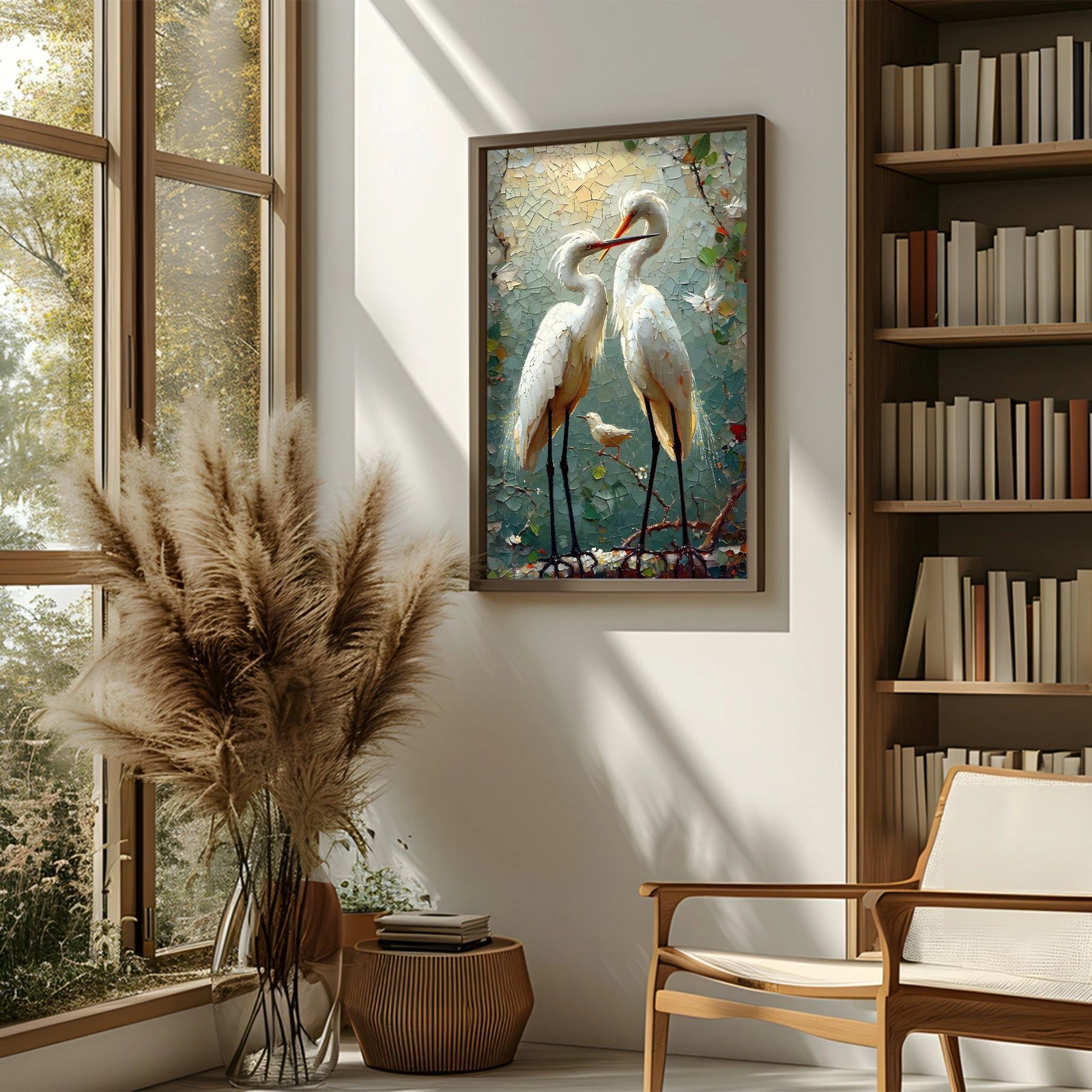 Pikturë dekorative me kornizë MDF, Wallity, AI127, shumëngjyrëshe, 50x70x3.5cm