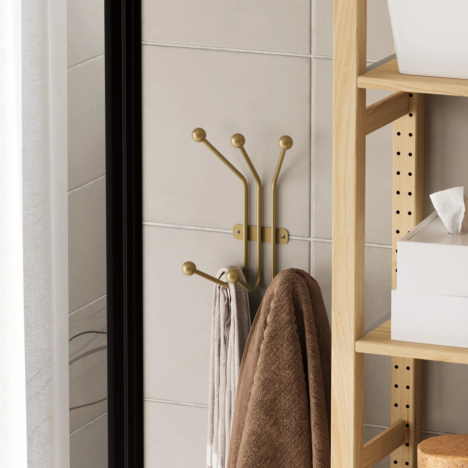 Varëse muri metalike, ngjyrë ari, Wallity Ant-A