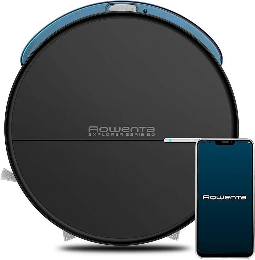 Robot fshesë me korrent, Rowenta, X-Plorer Serie 40 RR7245WH, depozitë 0.44L, autonomi deri 150 min, Wi‑Fi