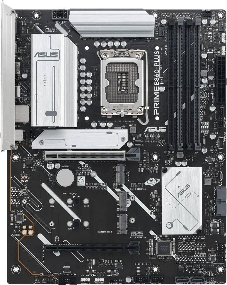 Pllakë amë ASUS PRIME B860-PLUS-CSM, Socket LGA 1851, ATX, Multicolour