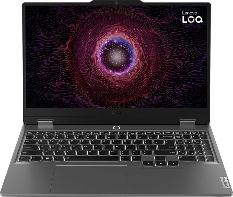 Laptop Lenovo LOQ 15ARP9, 15.6", AMD Ryzen 7 7435HS, 32 GB RAM, 512 GB SSD, NVIDIA RTX 4060, Gri + Backpack