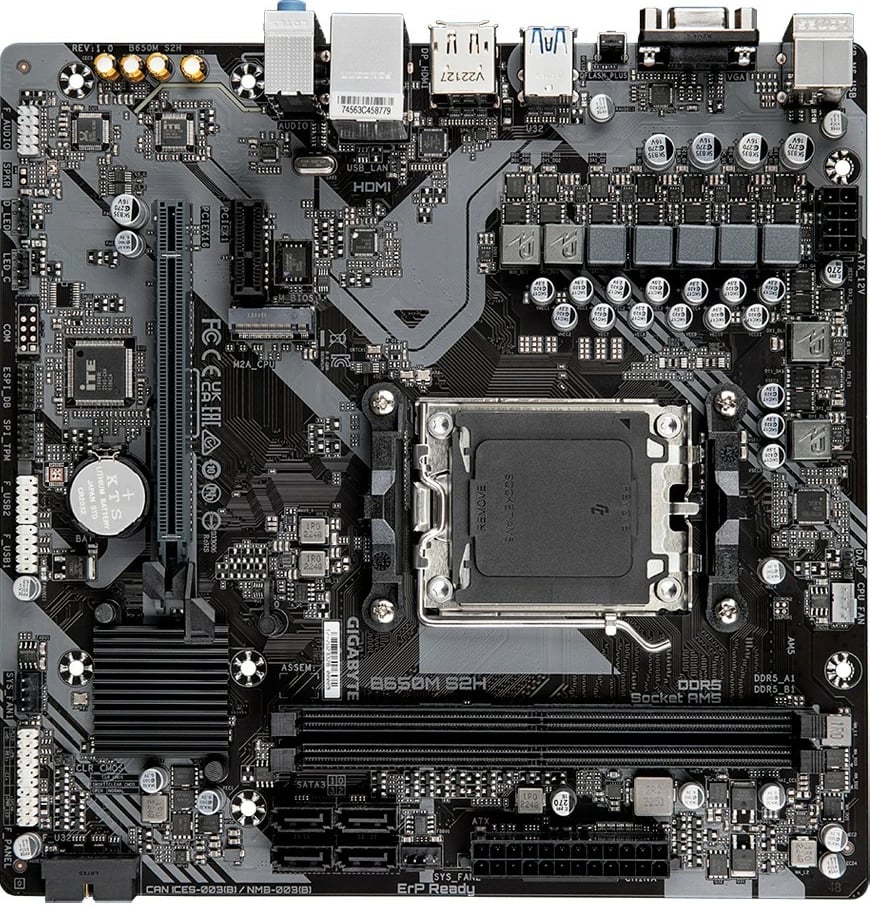 Pllakë amë Gigabyte B650M S2H, Socket AM5, micro ATX